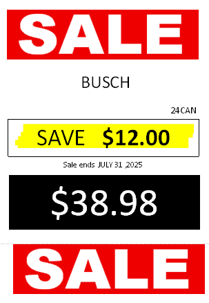 july busch Pilsner